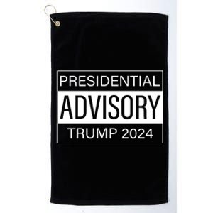 Presidential Advisory Trump 2024 Platinum Collection Golf Towel