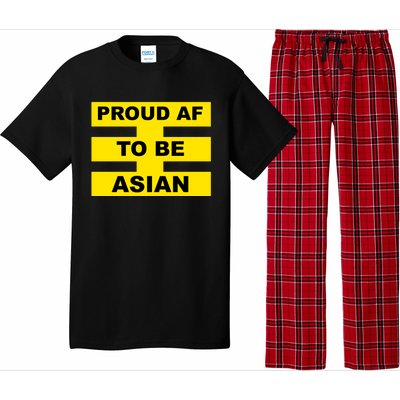 Proud Af To Be Asian Great Asian American Gift Pajama Set