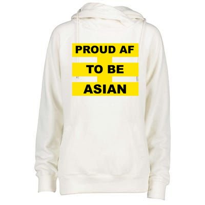 Proud Af To Be Asian Great Asian American Gift Womens Funnel Neck Pullover Hood