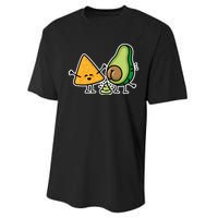 Pooping Avocado Tortilla Chips Guacamole Guac Turd Vegan Performance Sprint T-Shirt