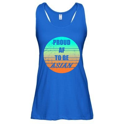 Proud Af To Be Asian American And Aapi Gift Ladies Essential Flowy Tank