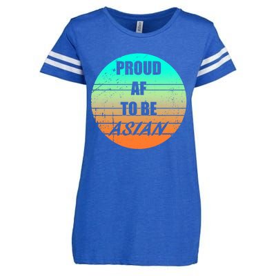 Proud Af To Be Asian American And Aapi Gift Enza Ladies Jersey Football T-Shirt