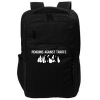  Penguins Against Tariffs Sarcastic Saying Meme Impact Tech Backpack