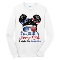 Patriotic American Trump Girl Graphic Tall Long Sleeve T-Shirt