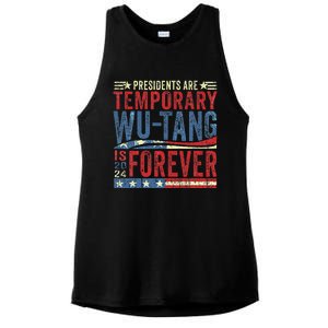 Presidents Are Temporary W.U.T.A.N.G Is Forever 2024 Ladies PosiCharge Tri-Blend Wicking Tank