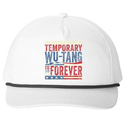 Presidents Are Temporary W.U.T.A.N.G Is Forever 2024 Snapback Five-Panel Rope Hat