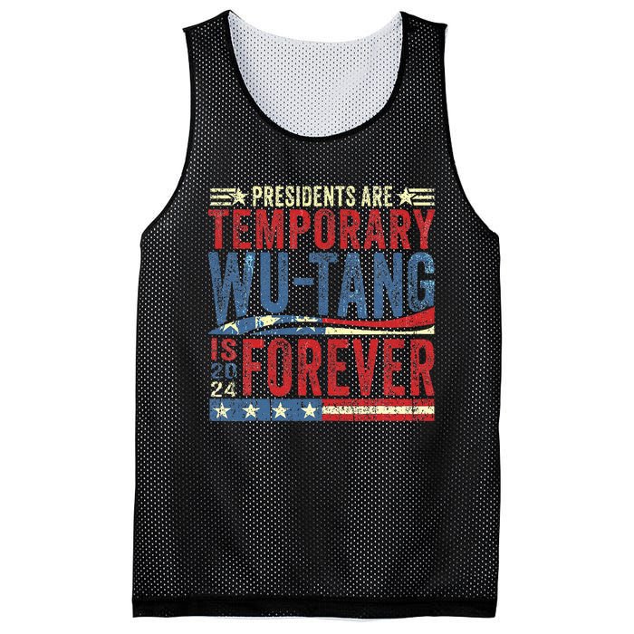 Presidents Are Temporary W.U.T.A.N.G Is Forever 2024 Mesh Reversible Basketball Jersey Tank