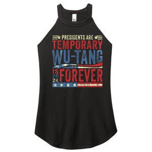 Presidents Are Temporary W.U.T.A.N.G Is Forever 2024 Women's Perfect Tri Rocker Tank