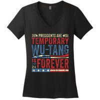 Presidents Are Temporary W.U.T.A.N.G Is Forever 2024 Women's V-Neck T-Shirt