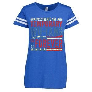 Presidents Are Temporary W.U.T.A.N.G Is Forever 2024 Enza Ladies Jersey Football T-Shirt