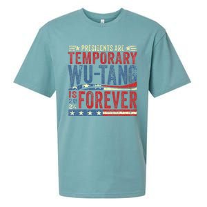 Presidents Are Temporary W.U.T.A.N.G Is Forever 2024 Sueded Cloud Jersey T-Shirt