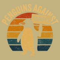 Penguins Against Tariffs Retro Funny Protest Performance Shirt