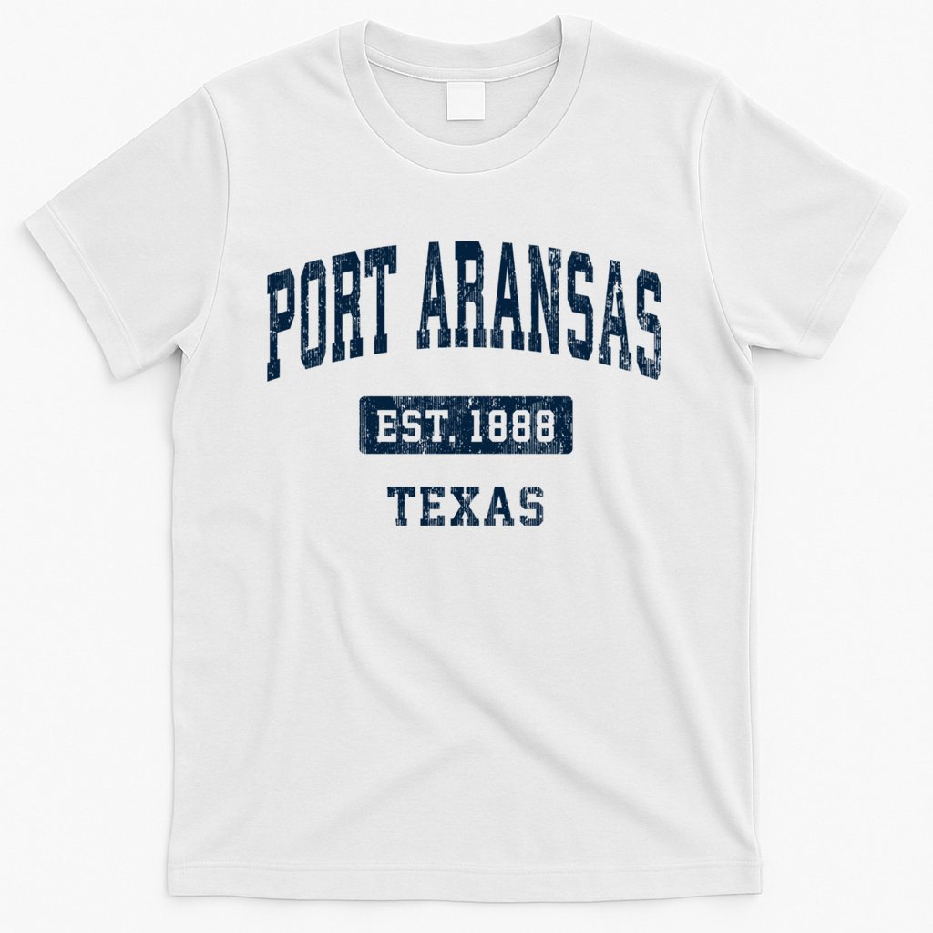Port Aransas Texas Tx Vintage Sports Established T-Shirt