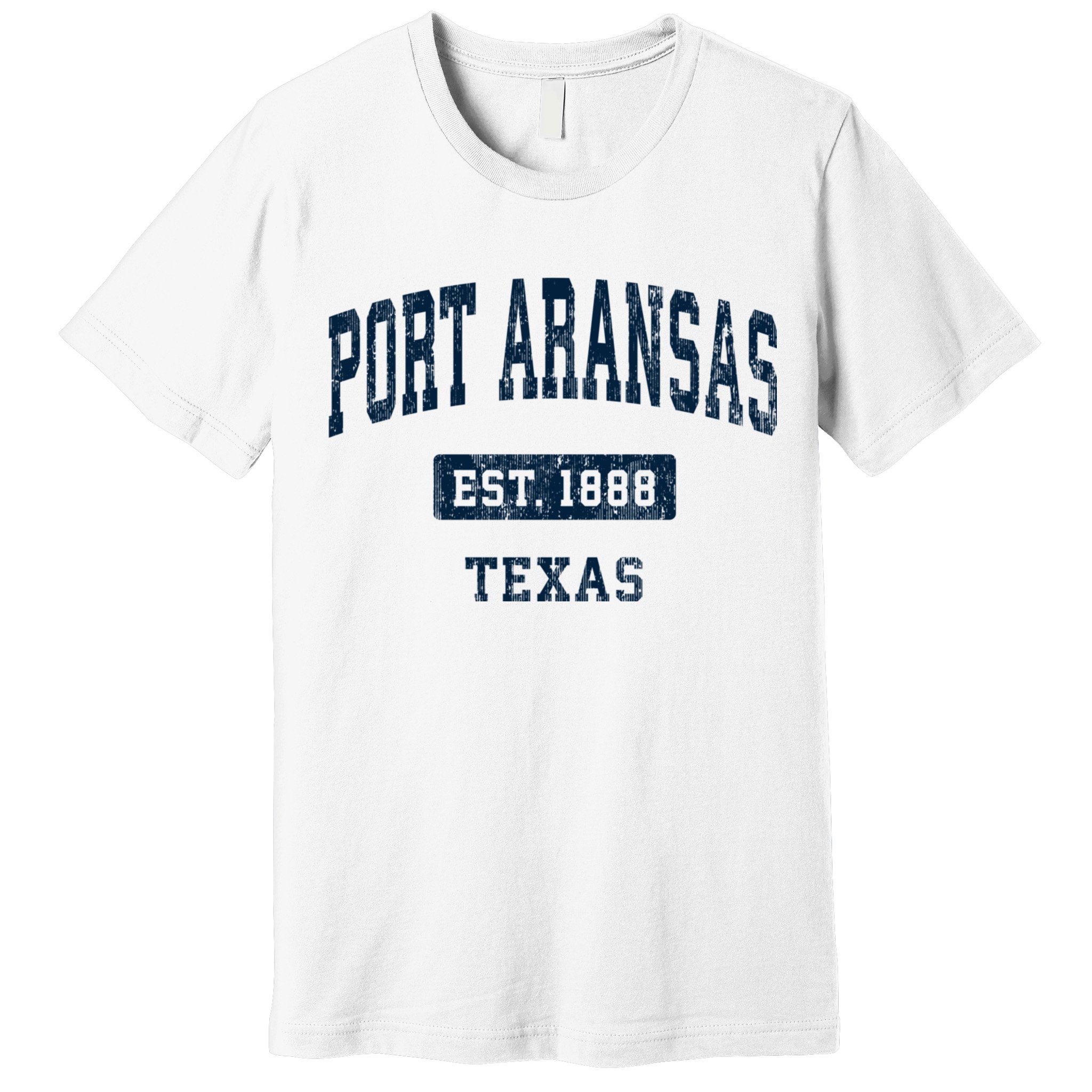 Port Aransas Texas Tx Vintage Sports Established Premium T-Shirt