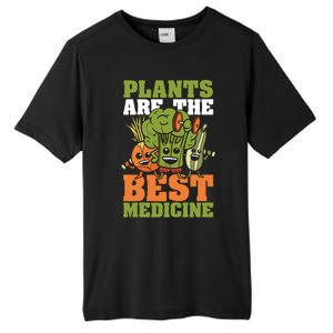 Plants Are The Best Vegan Lifestyle Vegetable Lover Veganism Gift Tall Fusion ChromaSoft Performance T-Shirt