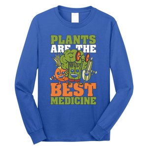 Plants Are The Best Vegan Lifestyle Vegetable Lover Veganism Gift Long Sleeve Shirt