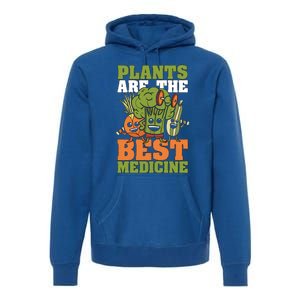 Plants Are The Best Vegan Lifestyle Vegetable Lover Veganism Gift Premium Hoodie