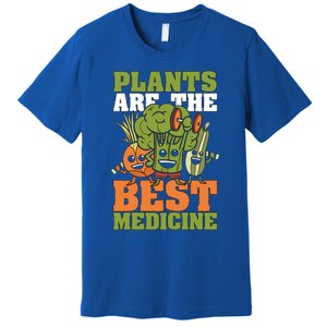 Plants Are The Best Vegan Lifestyle Vegetable Lover Veganism Gift Premium T-Shirt