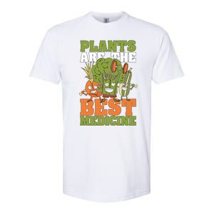 Plants Are The Best Vegan Lifestyle Vegetable Lover Veganism Gift Softstyle CVC T-Shirt