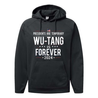 Presidents Are Temporary W.U.T.A.N.G Is Forever 2024 Performance Fleece Hoodie