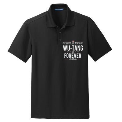 Presidents Are Temporary W.U.T.A.N.G Is Forever 2024 Dry Zone Grid Polo