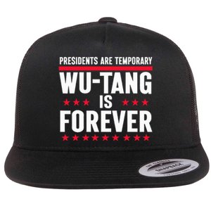 Presidents Are Temporary W.U.T.A.N.G Is Forever 2024 Flat Bill Trucker Hat