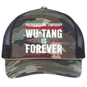 Presidents Are Temporary W.U.T.A.N.G Is Forever 2024 Retro Rope Trucker Hat Cap