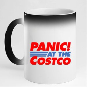 Panic At The Costco Funny Meme 11oz Black Color Changing Mug