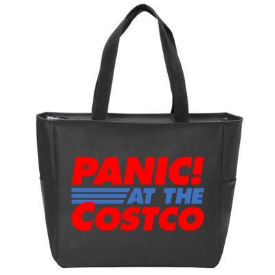 Panic At The Costco Funny Meme Zip Tote Bag