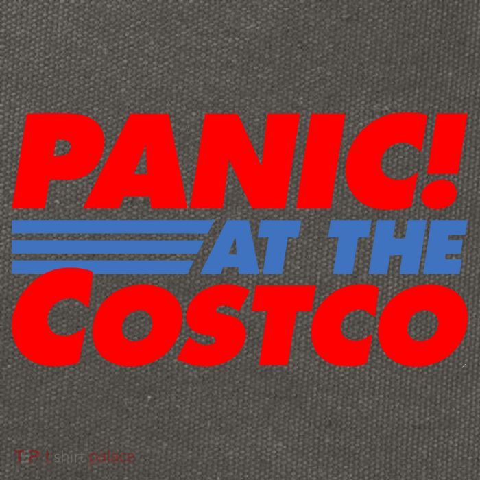 Panic At The Costco Funny Meme Cotton Canvas Backpack
