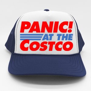 Panic At The Costco Funny Meme Trucker Hat