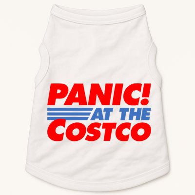 Panic At The Costco Funny Meme Doggie Tank