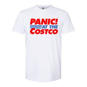 Panic At The Costco Funny Meme Softstyle CVC T-Shirt