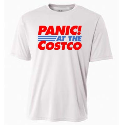 Panic At The Costco Funny Meme Cooling Performance Crew T-Shirt