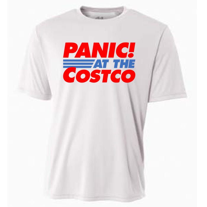 Panic At The Costco Funny Meme Cooling Performance Crew T-Shirt