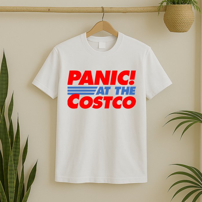 Panic At The Costco Funny Meme T-Shirt