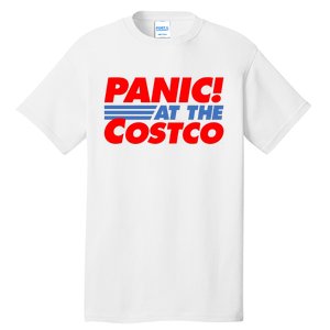 Panic At The Costco Funny Meme Tall T-Shirt