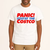 Panic At The Costco Funny Meme Tall T-Shirt