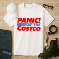 Panic At The Costco Funny Meme Tall T-Shirt