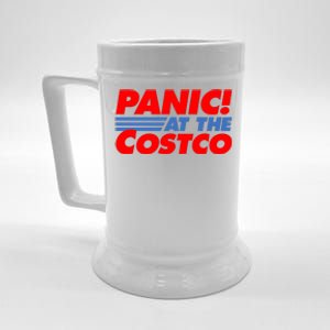 Panic At The Costco Funny Meme Beer Stein