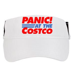 Panic At The Costco Funny Meme Adult Drive Performance Visor