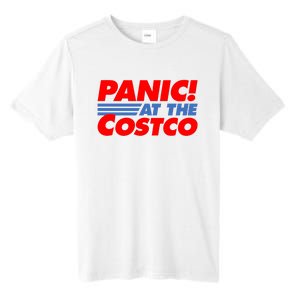 Panic At The Costco Funny Meme Tall Fusion ChromaSoft Performance T-Shirt