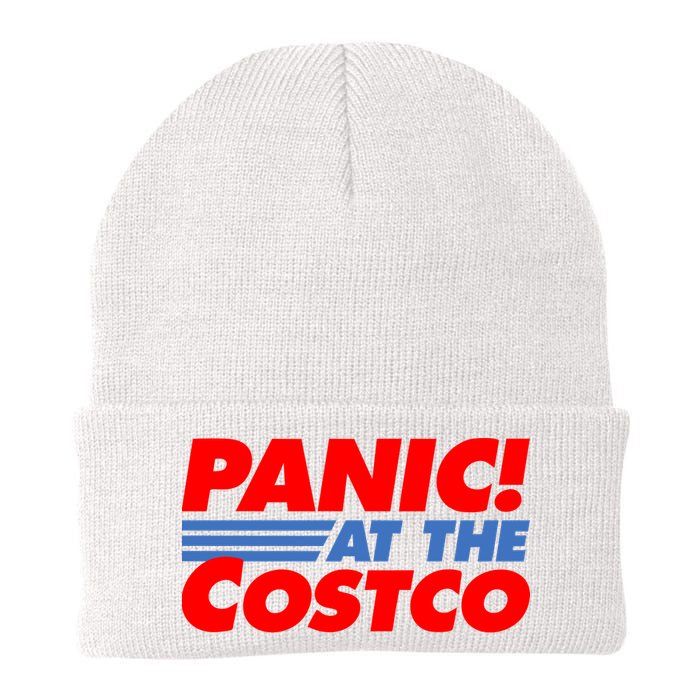 Panic At The Costco Funny Meme Beanie