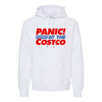 Panic At The Costco Funny Meme Premium Hoodie