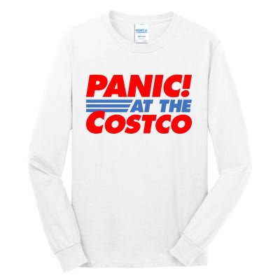 Panic At The Costco Funny Meme Tall Long Sleeve T-Shirt