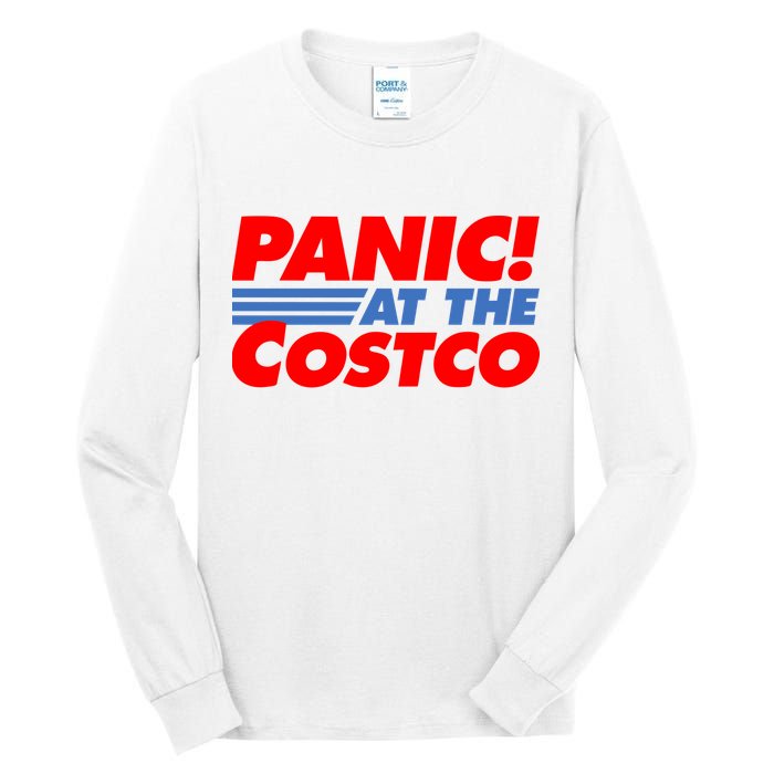 Panic At The Costco Funny Meme Tall Long Sleeve T-Shirt