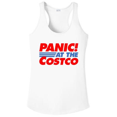 Panic At The Costco Funny Meme Ladies PosiCharge Competitor Racerback Tank