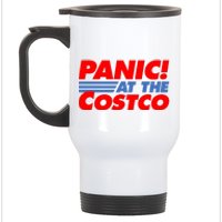 Panic At The Costco Funny Meme Stainless Steel Travel Mug