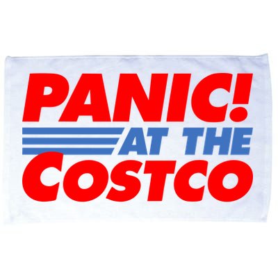 Panic At The Costco Funny Meme Microfiber Hand Towel