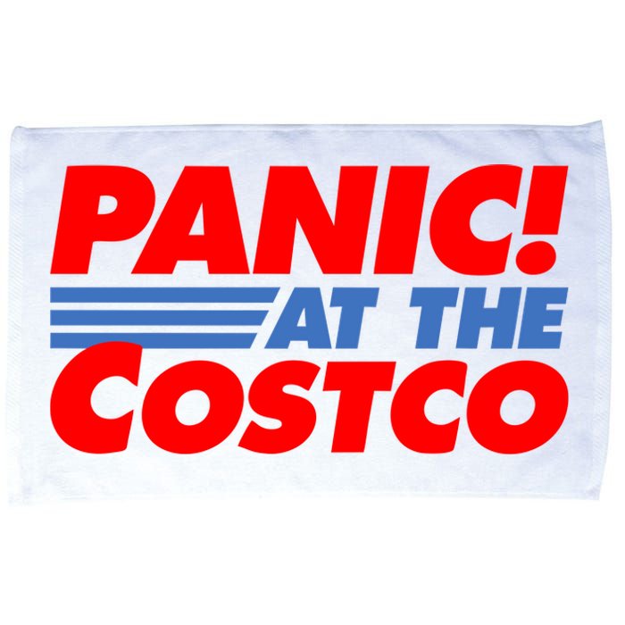 Panic At The Costco Funny Meme Microfiber Hand Towel